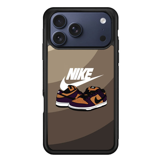 Nike Purple in Brown Layer iPhone 17 Pro Case - Xtracase