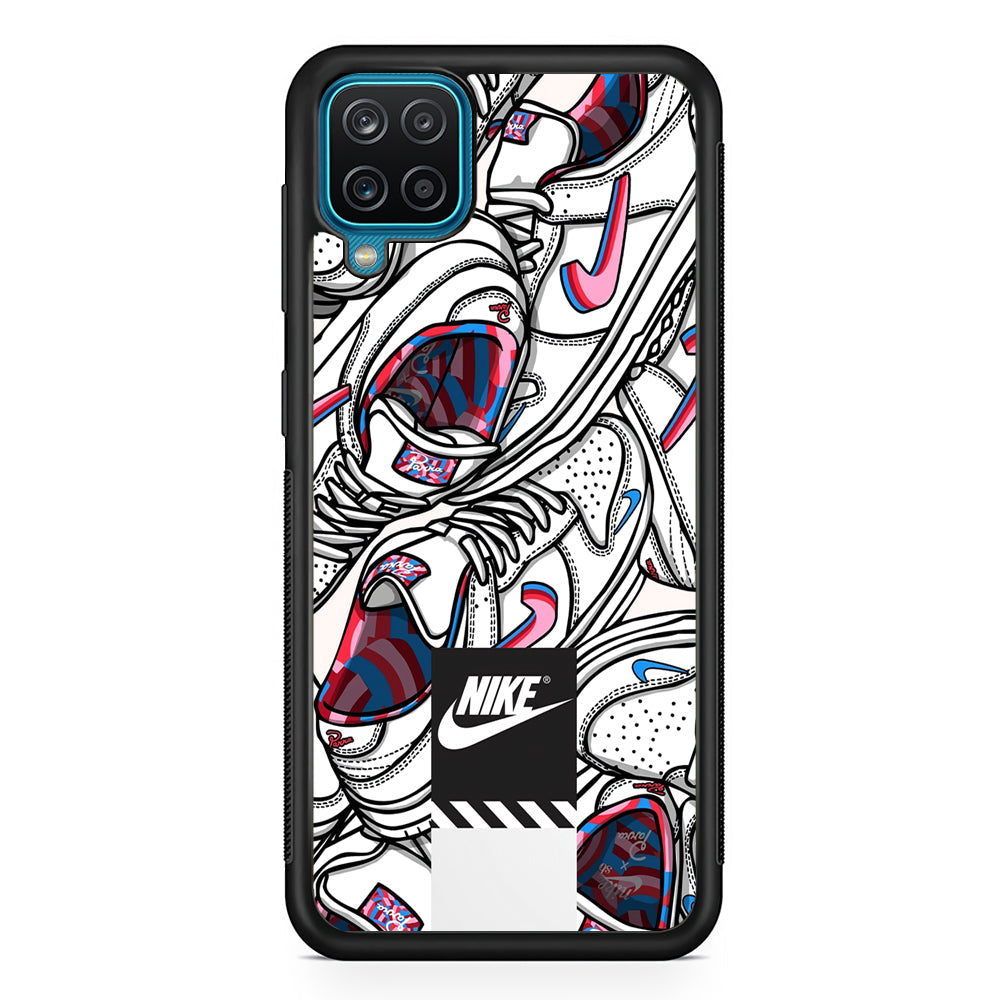Nike Rainbow in White Cloud Samsung Galaxy A12 Case-Xtracase