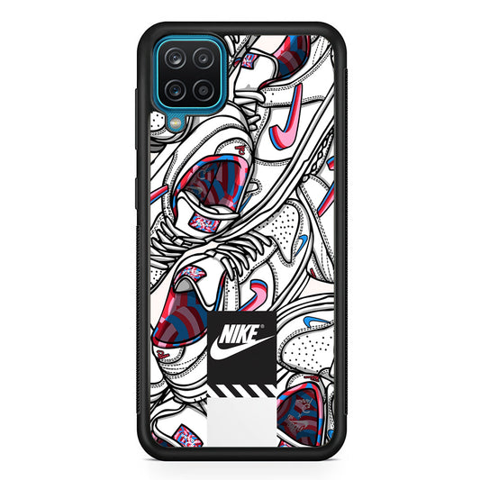 Nike Rainbow in White Cloud Samsung Galaxy A12 Case-Xtracase