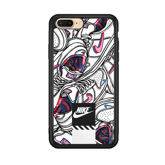 Nike Rainbow in White Cloud iPhone 7 Plus Case-Xtracase