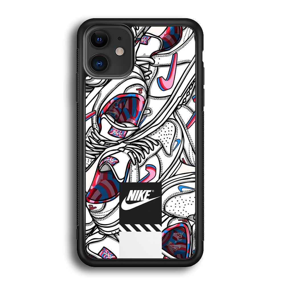 Nike Rainbow in White Cloud iPhone 12 Case-Xtracase