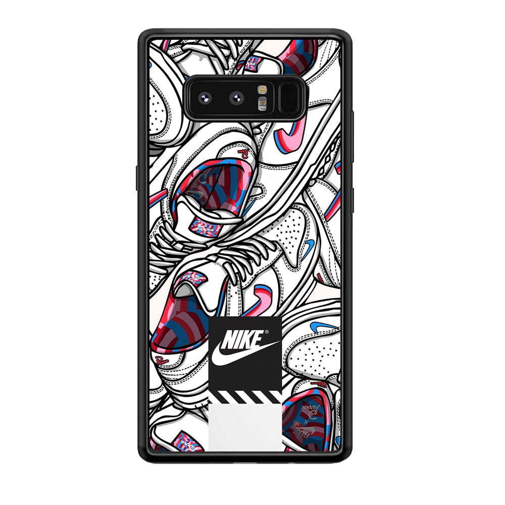 Nike Rainbow in White Cloud Samsung Galaxy Note 8 Case-Xtracase