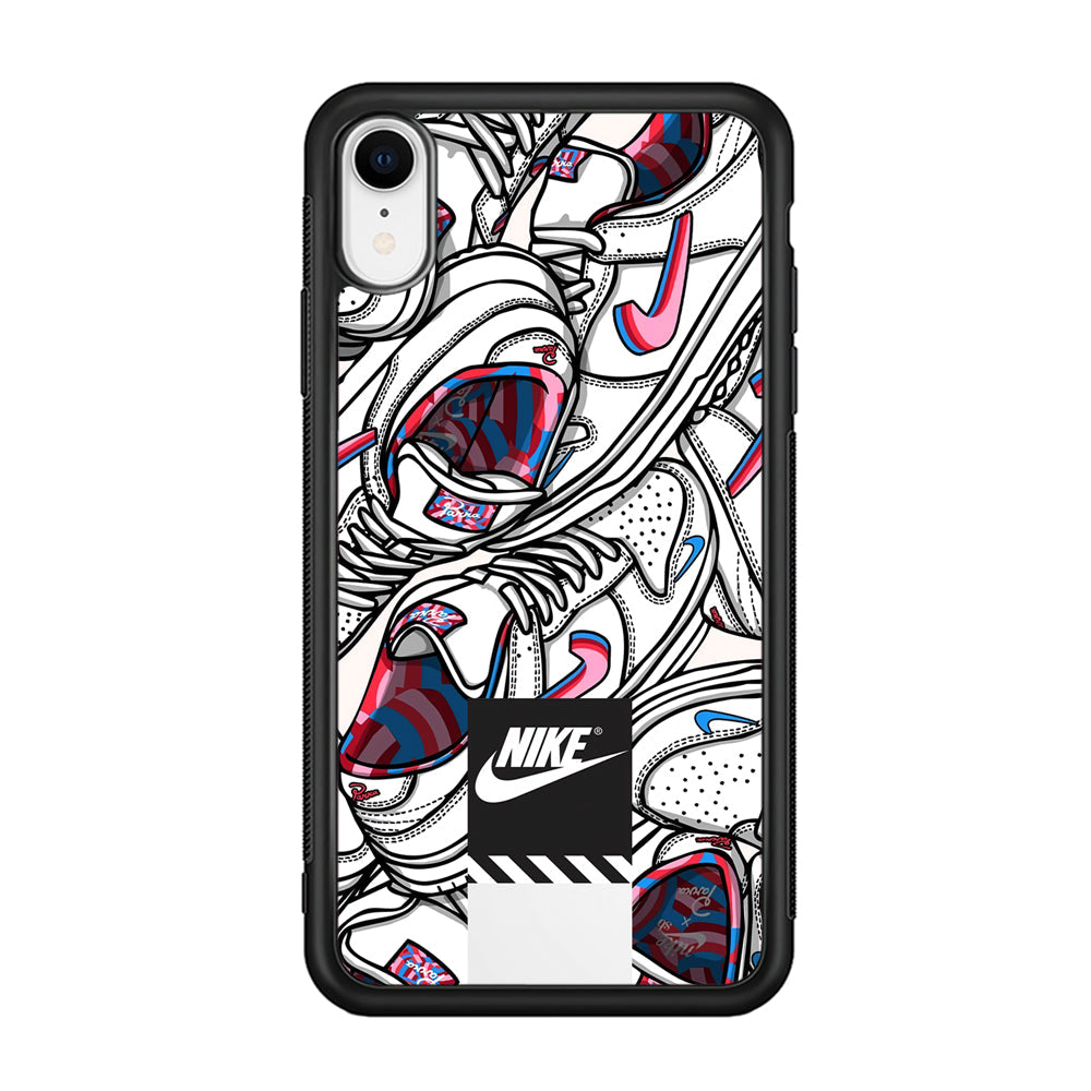Nike Rainbow in White Cloud iPhone XR Case-Xtracase