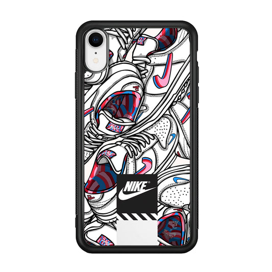 Nike Rainbow in White Cloud iPhone XR Case-Xtracase