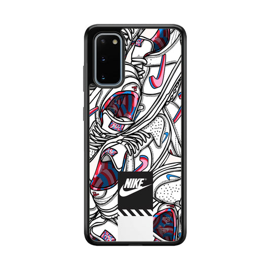 Nike Rainbow in White Cloud Samsung Galaxy S20 Case-Xtracase