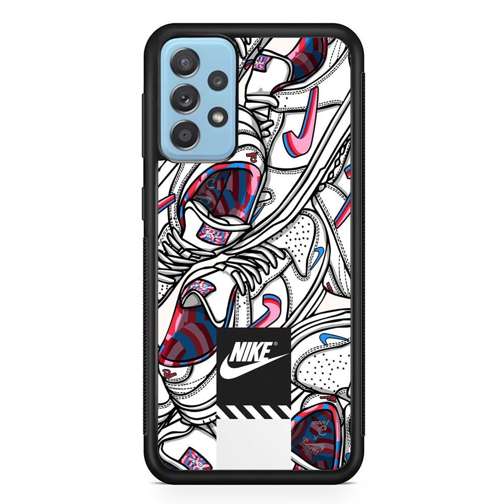 Nike Rainbow in White Cloud Samsung Galaxy A52 Case-Xtracase