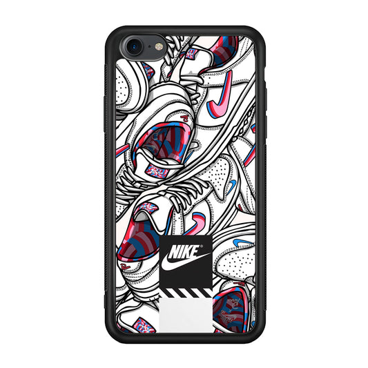 Nike Rainbow in White Cloud iPhone 8 Case-Xtracase