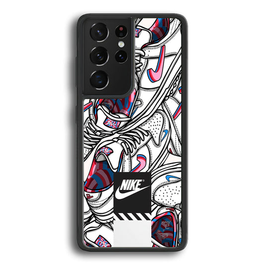 Nike Rainbow in White Cloud Samsung Galaxy S21 Ultra Case-Xtracase