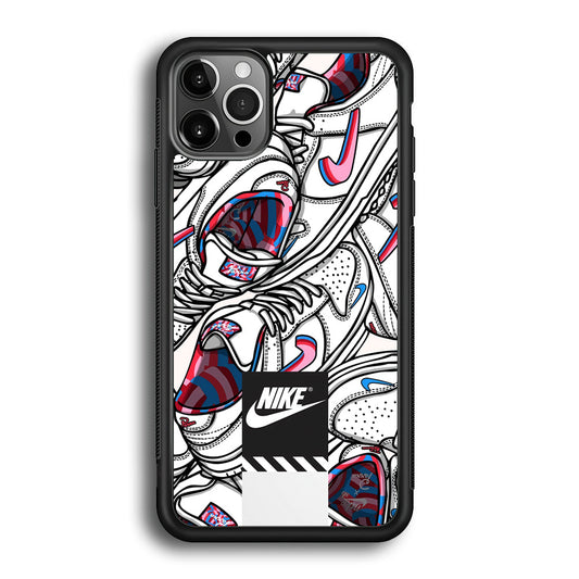 Nike Rainbow in White Cloud iPhone 12 Pro Case-Xtracase