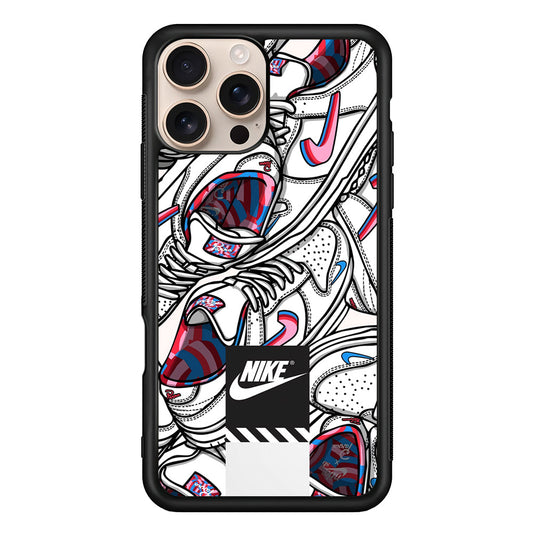 Nike Rainbow in White Cloud iPhone 16 Pro Max Case - Xtracase