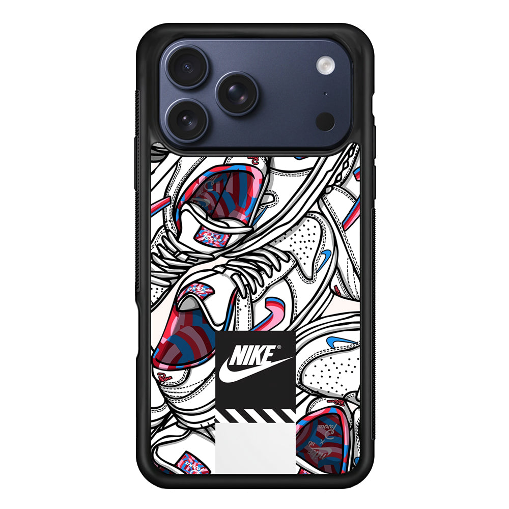 Nike Rainbow in White Cloud iPhone 17 Pro Case - Xtracase