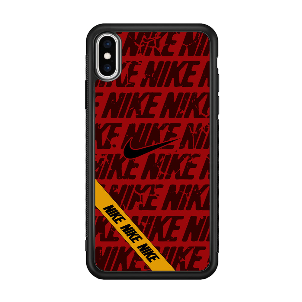 Nike Red From Lightning iPhone X Case-Xtracase