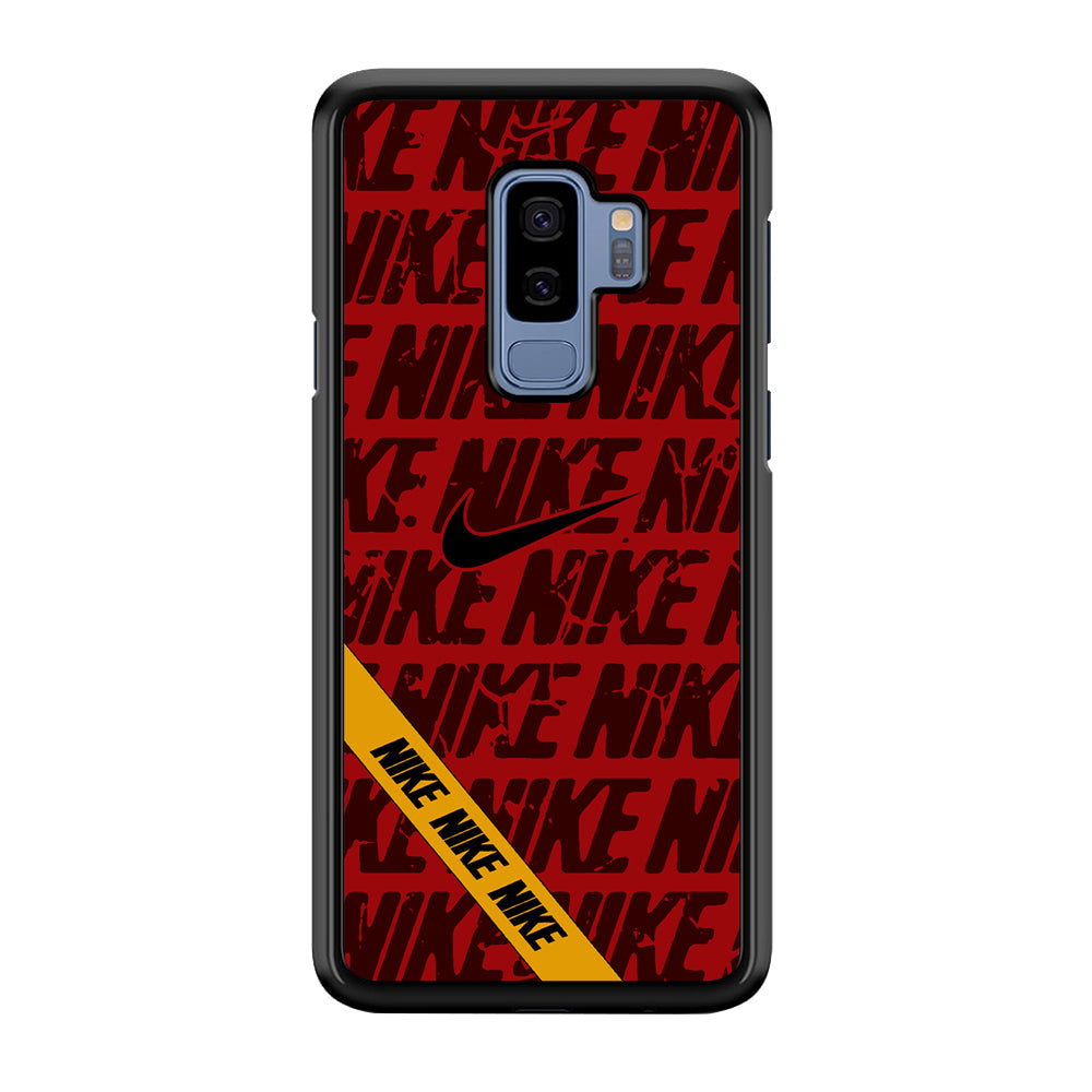 Nike Red From Lightning Samsung Galaxy S9 Plus Case-Xtracase