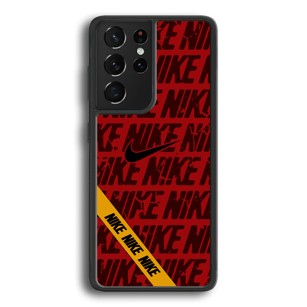 Nike Red From Lightning Samsung Galaxy S21 Ultra Case-Xtracase