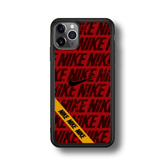 Nike Red From Lightning iPhone 11 Pro Case-Xtracase