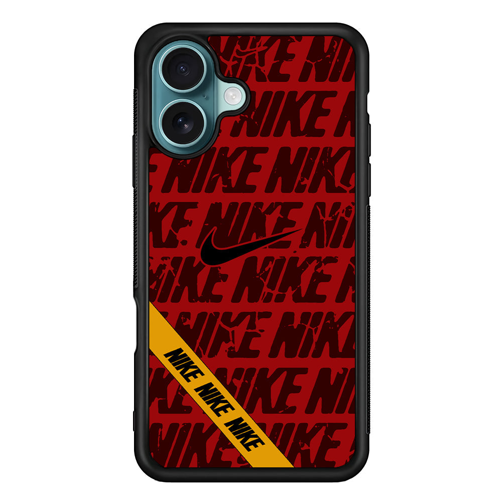 Nike Red From Lightning iPhone 16 Plus Case - Xtracase