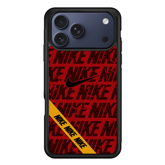 Nike Red From Lightning iPhone 17 Pro Case - Xtracase