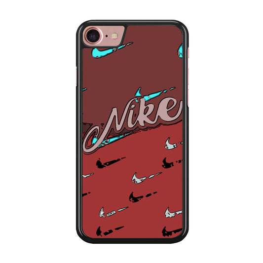 Nike Red Layer Art iPhone 8 Case-Xtracase