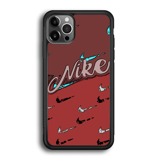 Nike Red Layer Art iPhone 12 Pro Case-Xtracase