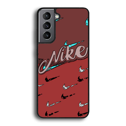 Nike Red Layer Art Samsung Galaxy S21 Plus Case-Xtracase