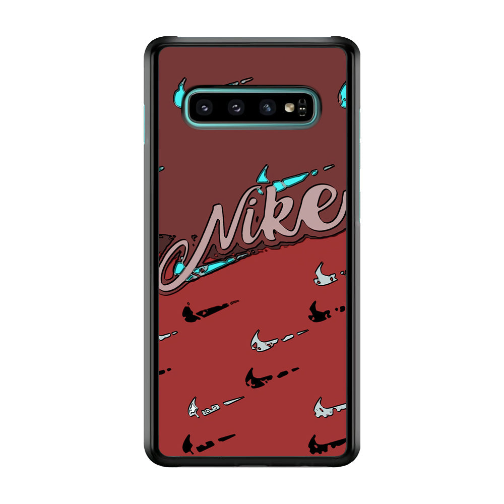 Nike Red Layer Art Samsung Galaxy S10 Case-Xtracase