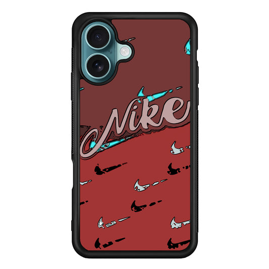 Nike Red Layer Art iPhone 16 Case - Xtracase
