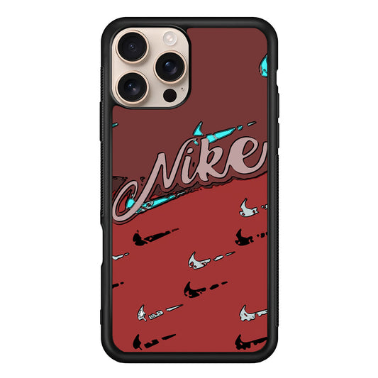 Nike Red Layer Art iPhone 16 Pro Max Case - Xtracase