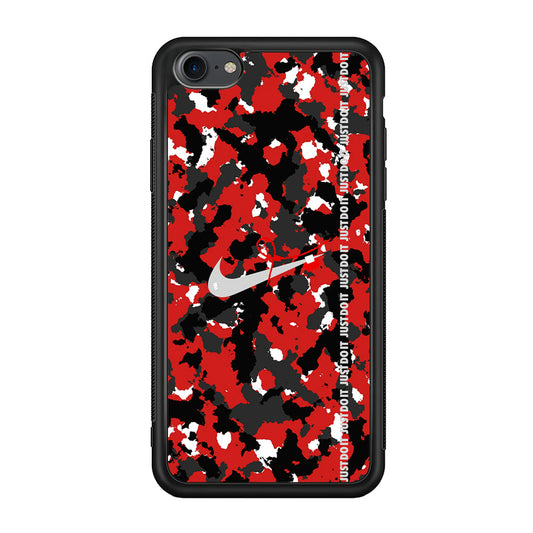Nike Red Splash Camouflage iPhone 8 Case-Xtracase
