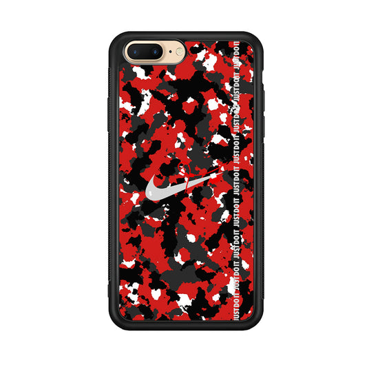 Nike Red Splash Camouflage iPhone 7 Plus Case-Xtracase