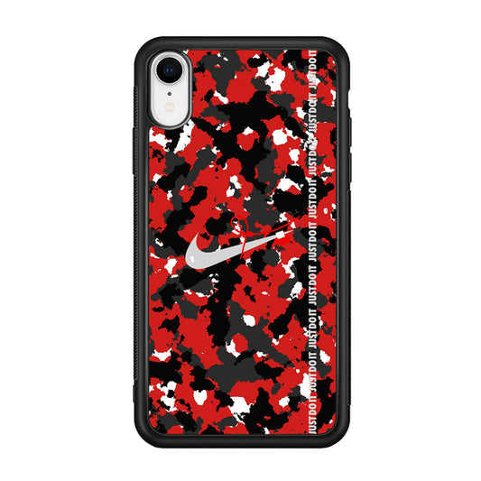 Nike Red Splash Camouflage iPhone XR Case-Xtracase