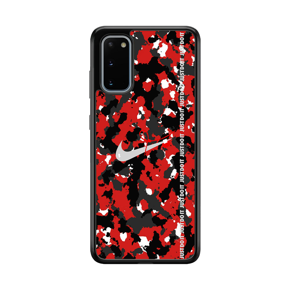 Nike Red Splash Camouflage Samsung Galaxy S20 Case-Xtracase