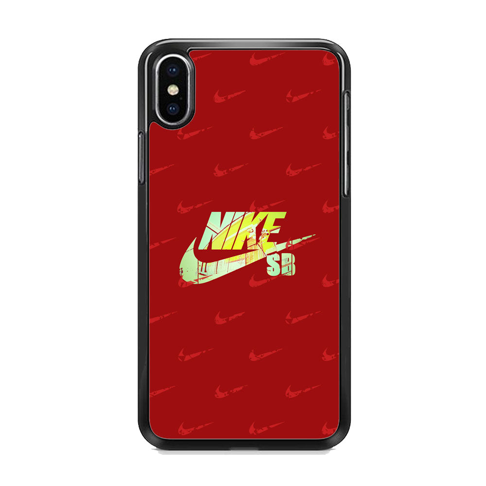 Nike SB Silhouette of Player iPhone Xs Case-Xtracase
