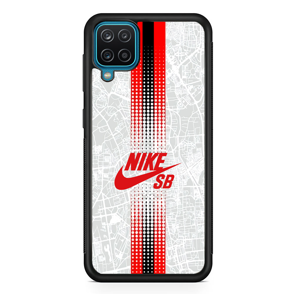 Nike SB in Town Map Samsung Galaxy A12 Case-Xtracase