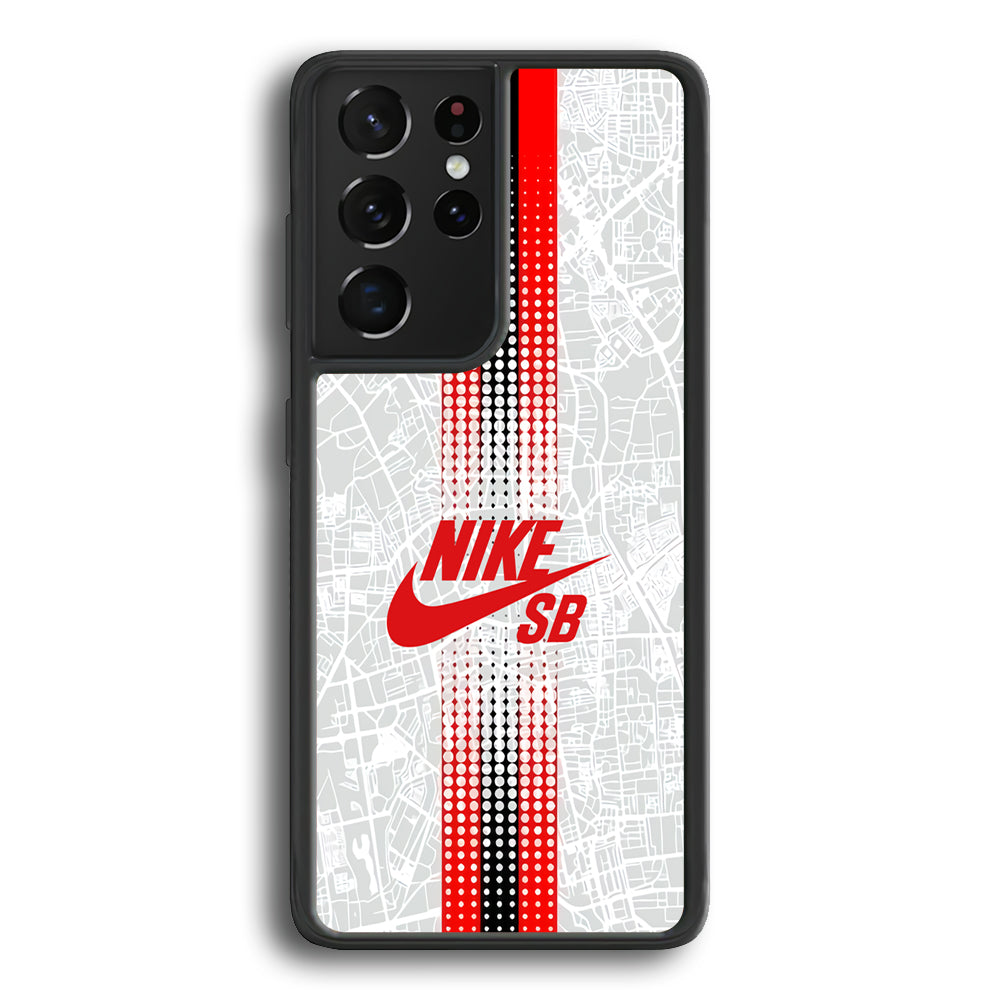 Nike SB in Town Map Samsung Galaxy S21 Ultra Case-Xtracase
