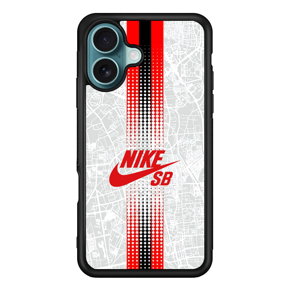 Nike SB in Town Map iPhone 16 Plus Case - Xtracase