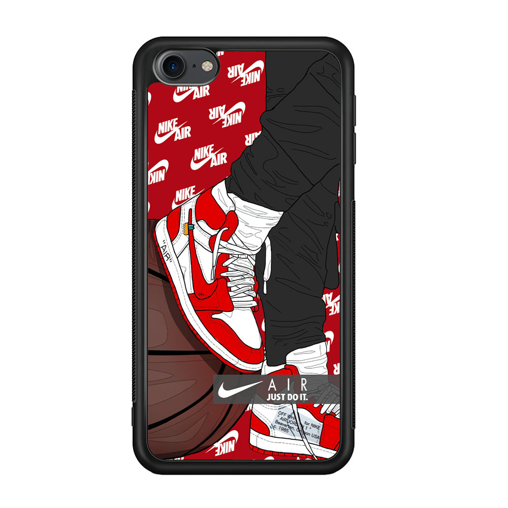 Nike Shiny Red Lava iPod Touch 6 Case-Xtracase