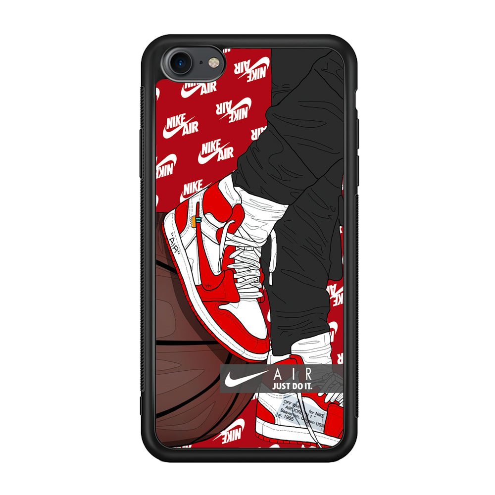 Nike Shiny Red Lava iPhone 7 Case-Xtracase