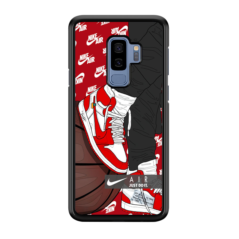 Nike Shiny Red Lava Samsung Galaxy S9 Plus Case-Xtracase