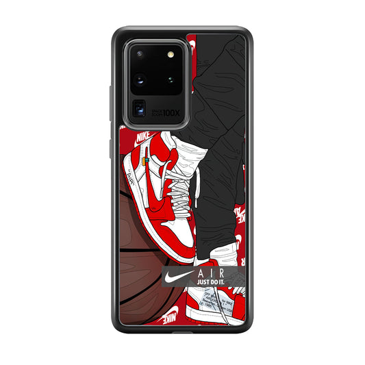 Nike Shiny Red Lava Samsung Galaxy S20 Ultra Case-Xtracase