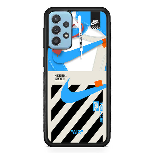 Nike Shoelaces Top Seal Samsung Galaxy A52 Case-Xtracase