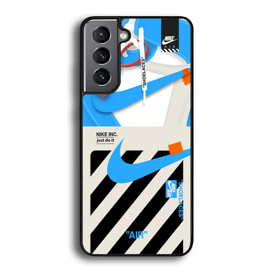 Nike Shoelaces Top Seal Samsung Galaxy S21 Plus Case-Xtracase