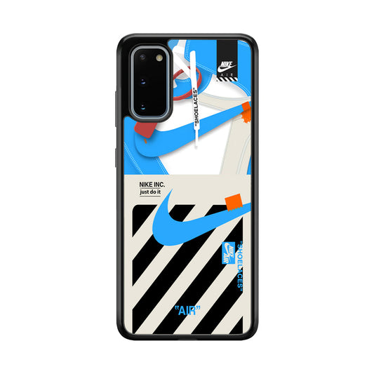Nike Shoelaces Top Seal Samsung Galaxy S20 Case-Xtracase