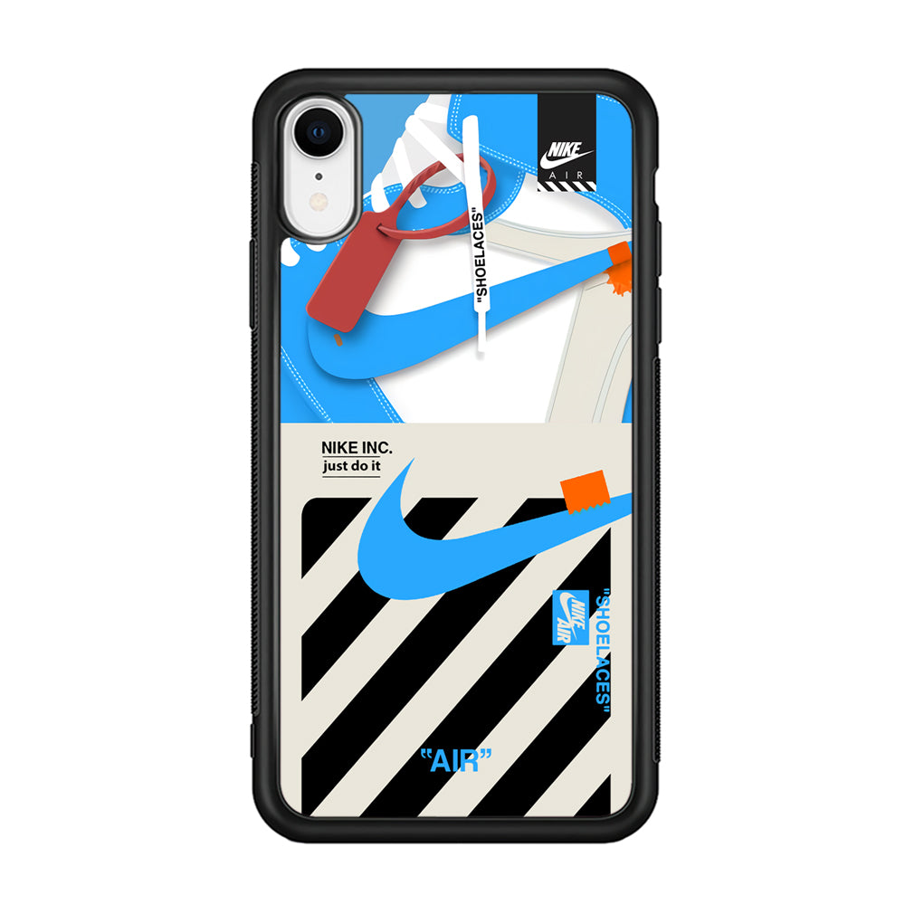 Nike Shoelaces Top Seal iPhone XR Case-Xtracase