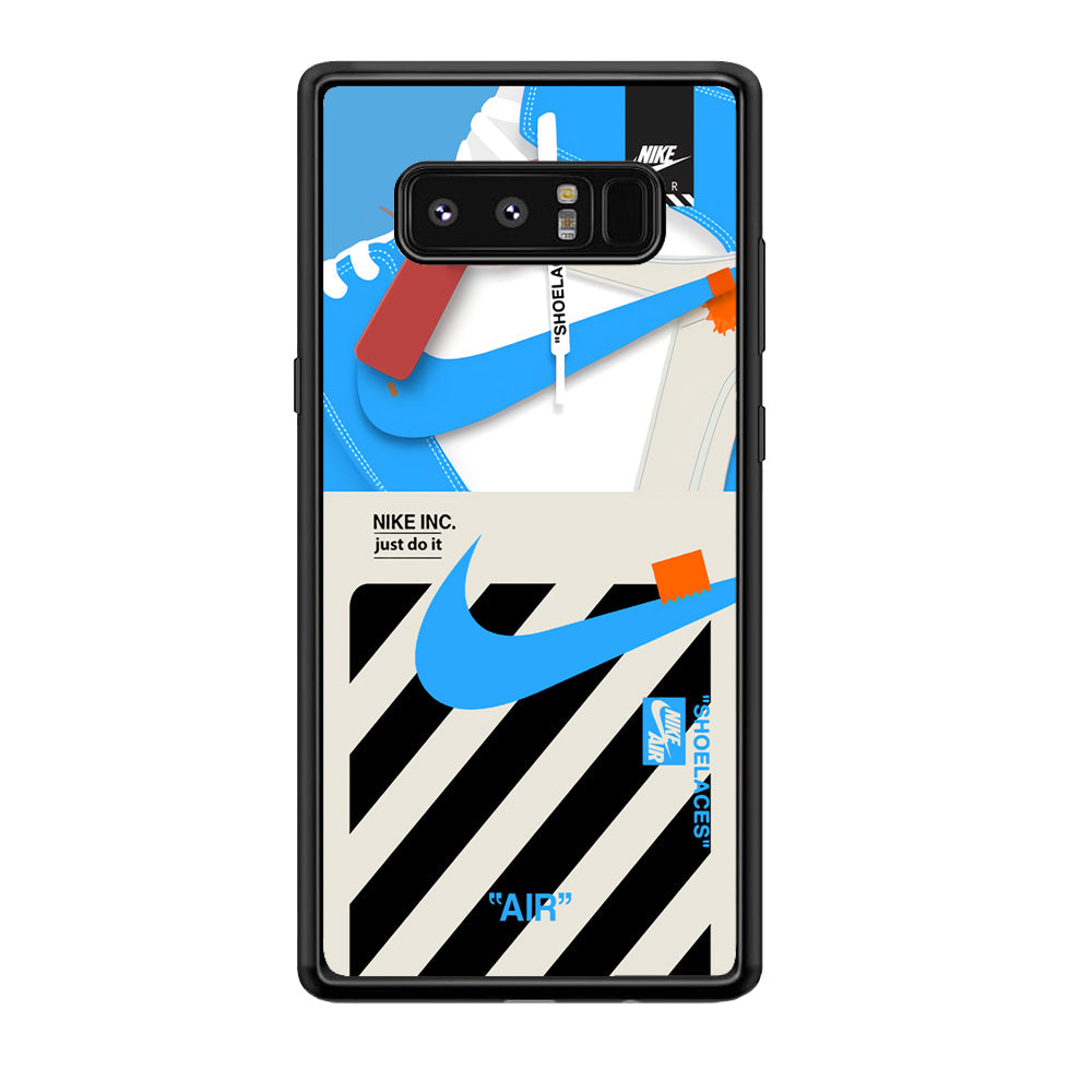 Nike Shoelaces Top Seal Samsung Galaxy Note 8 Case-Xtracase