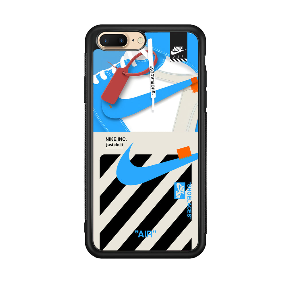 Nike Shoelaces Top Seal iPhone 8 Plus Case-Xtracase