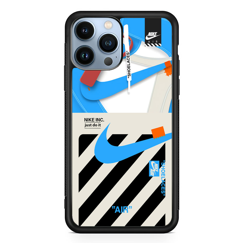 Nike Shoelaces Top Seal iPhone 14 Pro Max Case-Xtracase