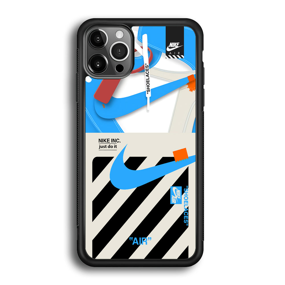 Nike Shoelaces Top Seal iPhone 12 Pro Case-Xtracase