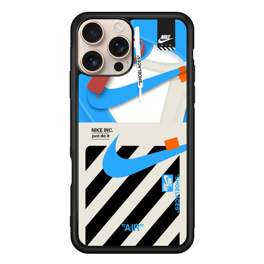 Nike Shoelaces Top Seal iPhone 16 Pro Max Case - Xtracase