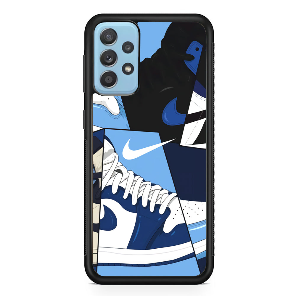 Nike Shoes Sea Color Samsung Galaxy A52 Case-Xtracase