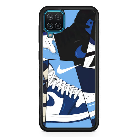 Nike Shoes Sea Color Samsung Galaxy A12 Case-Xtracase